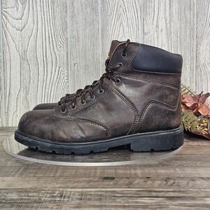 Brahma Raid 6" Steel Toe Work Boots Men's 10‎ Brown Anti-Fatigue ASTM F2413-18